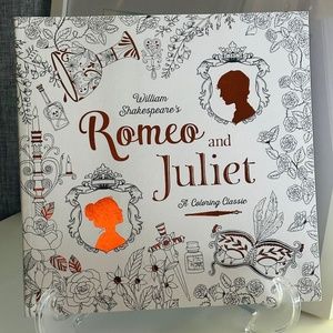 NEW William Shakespeare's Romeo & Juliet A Coloring Classic Paperback Book